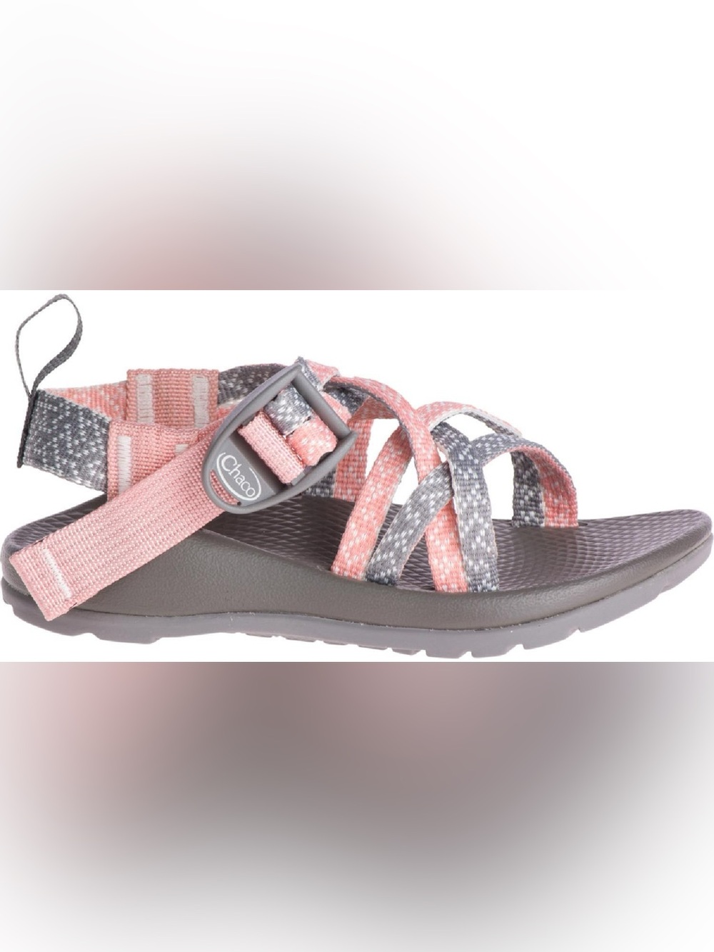 Chaco ZX/1 EcoTread Sandals - Kids' Pink Gray Size 3 Waterproof Shoes Like New